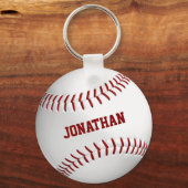 少年の名前をカスタムする野球 キーホルダー (正面)
