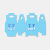 少年の名前カスタムのプレイドレターHカスタム青 フェイバーボックス (折り畳みなし)