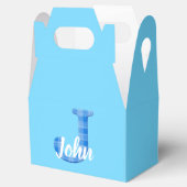 少年の名前カスタムのプレイドレターJカスタムブルー フェイバーボックス (オープン)