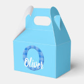 少年の名前カスタムのプレイドレターOカスタム青 フェイバーボックス (裏面サイド)