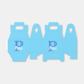 少年の名前カスタムのプレイドレターPカスタム青 フェイバーボックス (折り畳みなし)