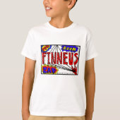 少年の名前Finneus Spider Web すごい Powers Tシャツ (正面)