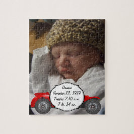 少年の子供部屋クラシック車のギフト甘い赤いレトロ車 ジグソーパズル