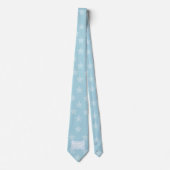 少年の新しい父のために青に星 ネクタイ (正面)