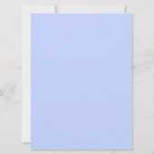 少年の最初の聖餐式招待状ブルー 招待状 (裏面)