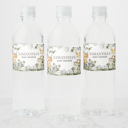 少年の森の動物だ ペットボトルラベル (ボトル)