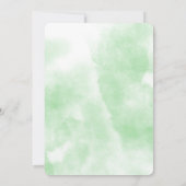 少年の森の動物の赤ちゃんシャワー 招待状 (裏面)