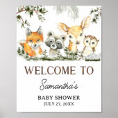 少年の森の動物へようこそ ポスター (正面)