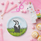 少年の森の生き物ベビーシャワーパーティー ペーパープレート (パーティー)