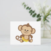 少年の猿とバナナ ポストカード (スタンド正面)
