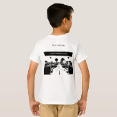 少年の白いTシャツ Tシャツ (裏面フル)