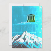 少年の神話誕生日招待状：ゼウス招待状 招待状 (裏面)