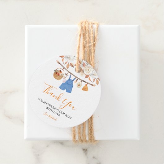 少年の秋の服カボチャ秋ベビーシャワー フェイバータグ (インサイチュ)