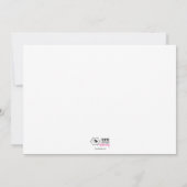 少年の第16誕生日コネチカットライセンス招待状 招待状 (裏面)