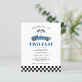 少年の第2バースデーレーシングカーバジェット招待状 (スタンド正面)