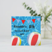 少年の第8回アイスクリーム&プールパーティー 招待状 (スタンド正面)