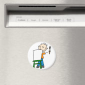 少年の絵を描学校のマグネット マグネット (インサイチュ (食洗機))