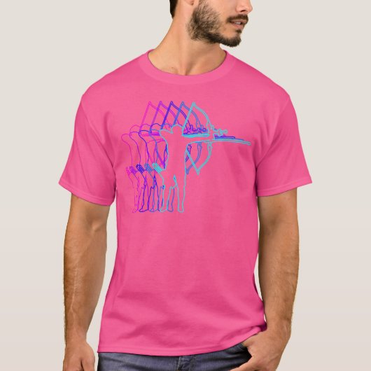 少年の行軍用アーチェリーアーチャーの服 Tシャツ (正面)