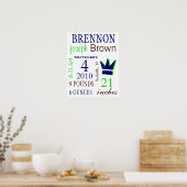 少年の誕生の状態 ポスター (キッチン)