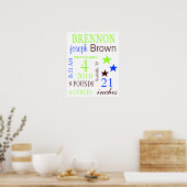 少年の誕生の状態 ポスター (キッチン)