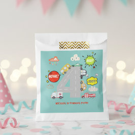 少年の誕生日にビープ車を鳴らす フェイバーバッグ