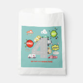 少年の誕生日にビープ車を鳴らす フェイバーバッグ (正面)