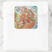 少年の誕生日パーティーのシール スクエアシール (バッグ)