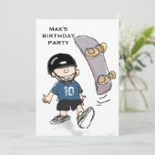 少年の誕生日パーティー 招待状 (スタンド正面)