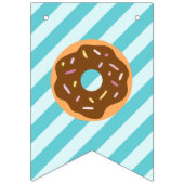 少年の誕生日 – ドーナツパーティー-パーティー国旗のバンティング バンティングフラッグ (第1の旗)