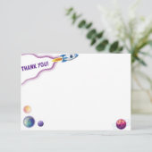 少年の誕生日 – 宇宙 – サンキューカード (スタンド正面)