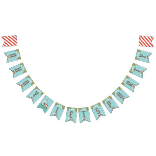 少年の誕生日-海賊パーティー-パーティー バンティングフラッグ