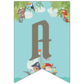 少年の誕生日-海賊パーティー-パーティー バンティングフラッグ (第2の旗)