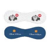 少年の警察官と車 野球ボール (パネル)