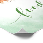 少年の赤ちゃんシャワーのための家畜食品の看板 ポスター (角)