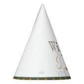 少年の赤ちゃんシャワーをトライバル パーティーハット (左)