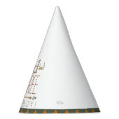 少年の赤ちゃんシャワーをトライバル パーティーハット (右)