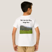 少年の農場または自分の言葉、自分のイメージ Tシャツ (裏面フル)