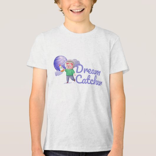 少年の遊ロケット惑星 トライブレンドＴシャツ (正面)