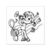 少年の遊音楽 セルフインキングスタンプ (デザイン)