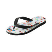 少年の飛んでいる模様 キッズビーチサンダル (アングル)