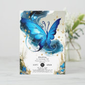 少年の魔法の蝶の誕生日 招待状 (スタンド正面)