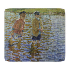 少年の魚釣りザリバー(ヴィンテージアングラーズ) カッティングボード