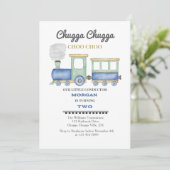 少年の2番目の誕生日ブルートレインChugga Choo 招待状 (スタンド正面)