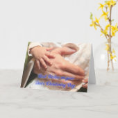 少年の《キリスト教》洗礼式や命名式 カード (黄色い花)