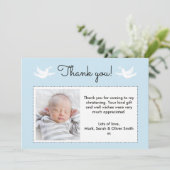 少年の《キリスト教》洗礼式や命名式/バプテスマサンキューカード サンキューカード (スタンド正面)