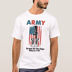 少年のTシャ遊ツとして海軍が存在しないので陸軍 Tシャツ