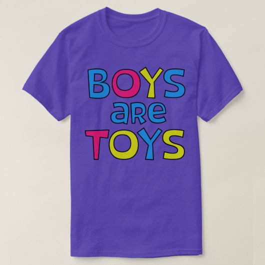 少年はおもちゃだ Tシャツ (デザイン正面)