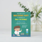 少年は狂科学の誕生日パーティーの招待状が好き 招待状 (スタンド正面)