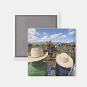 少年は2007年のヒューズ牧場に連れて行く マグネット (正面/裏面)