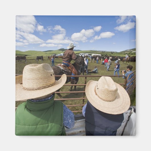 少年は2007年のヒューズ牧場に連れて行く マグネット (正面)